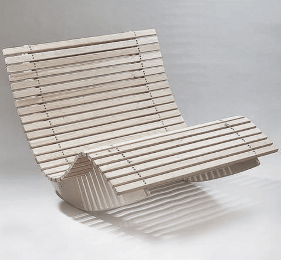 Шезлонг из дерева