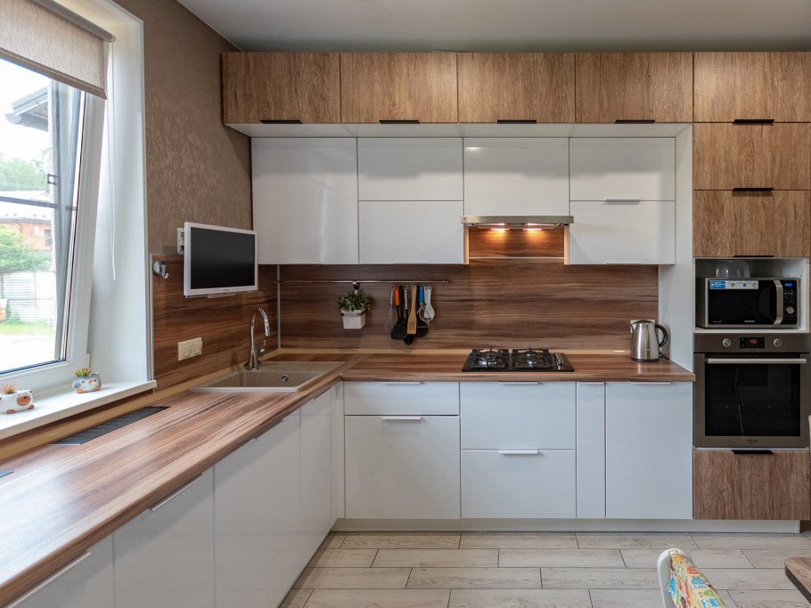 Современные кухни угловые