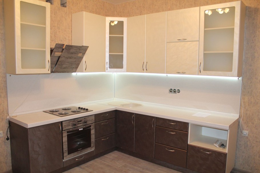 Кухня с фасадами МДФ В пленке ПВХ