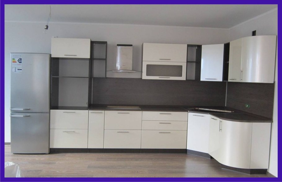 Кухня с фасадами МДФ В пленке ПВХ