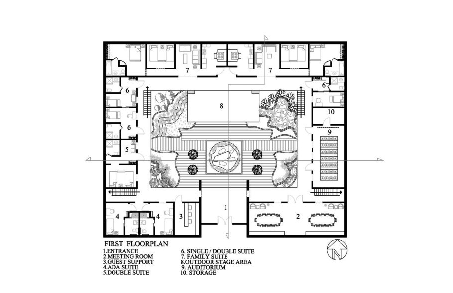 Традиционный японский дом планировка