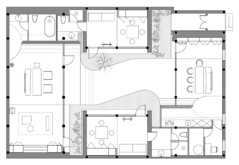 Проект японского дома с чертежами