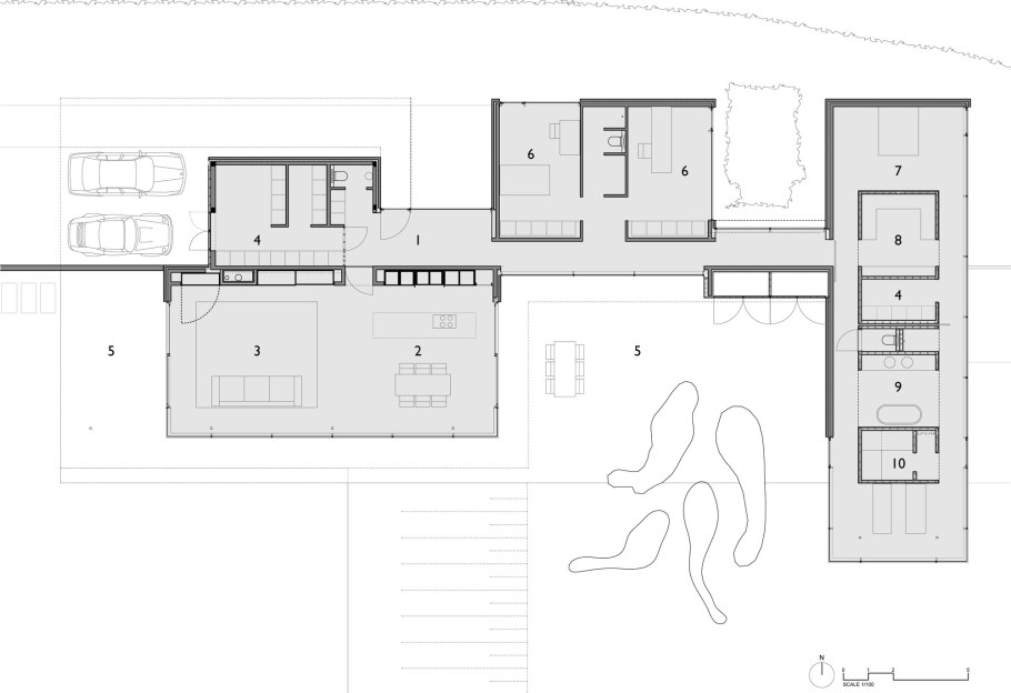 Здание с внутренним двориком планы