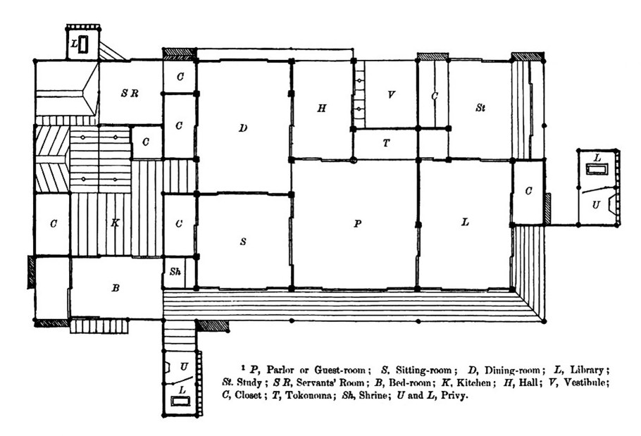 Японский дом план