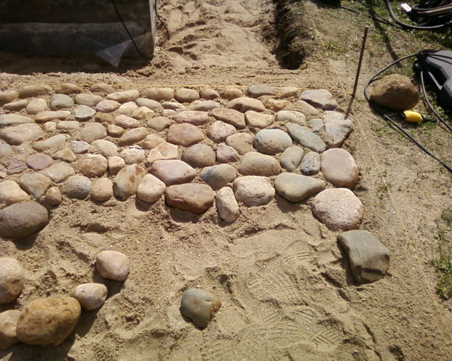 Площадка из бутового камня