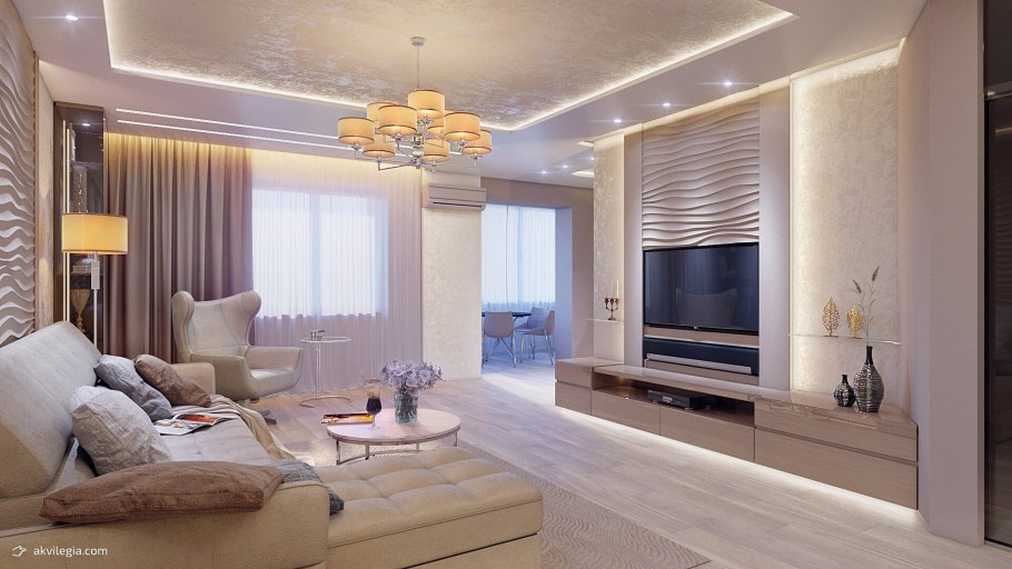 Уютная гостиная