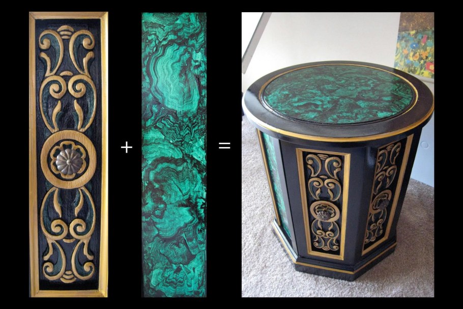 Малахитовые вазы