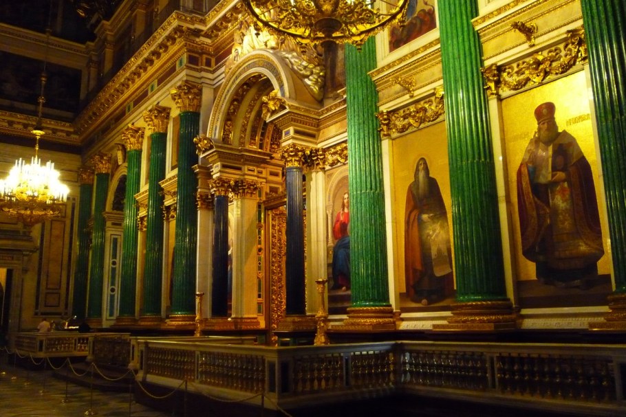 Исаакиевский собор малахитовые колонны