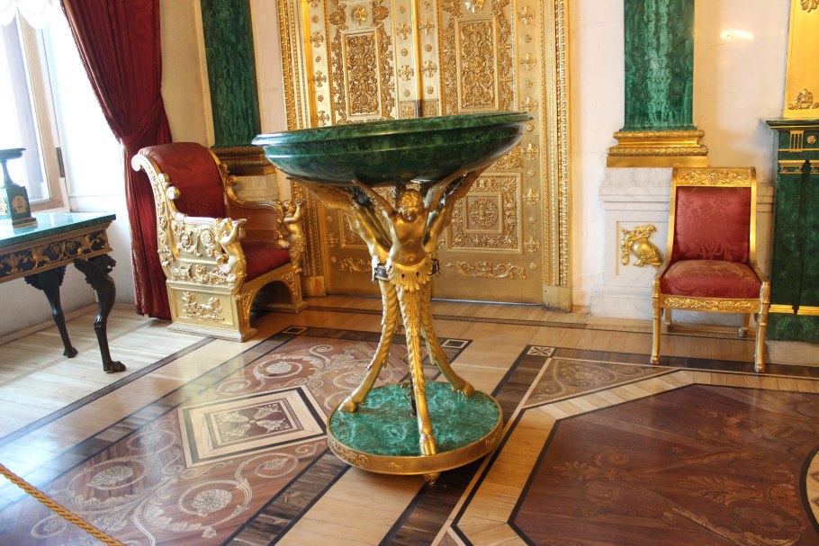 Малахитовый зал Эрмитажа