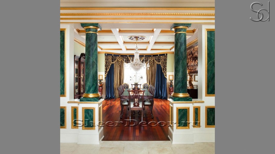 Пилястры в Барокко интерьер