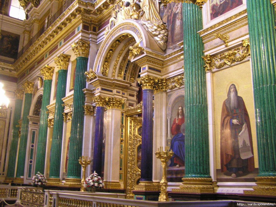 Малахит Исаакиевский собор