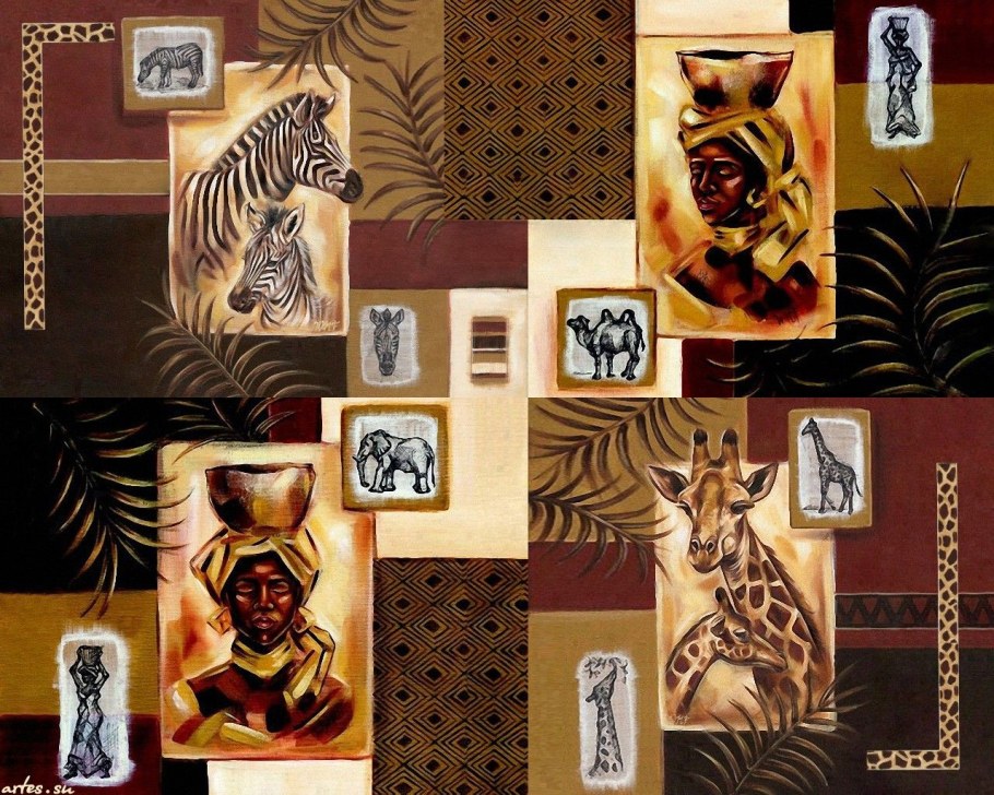 Плакат в этническом стиле