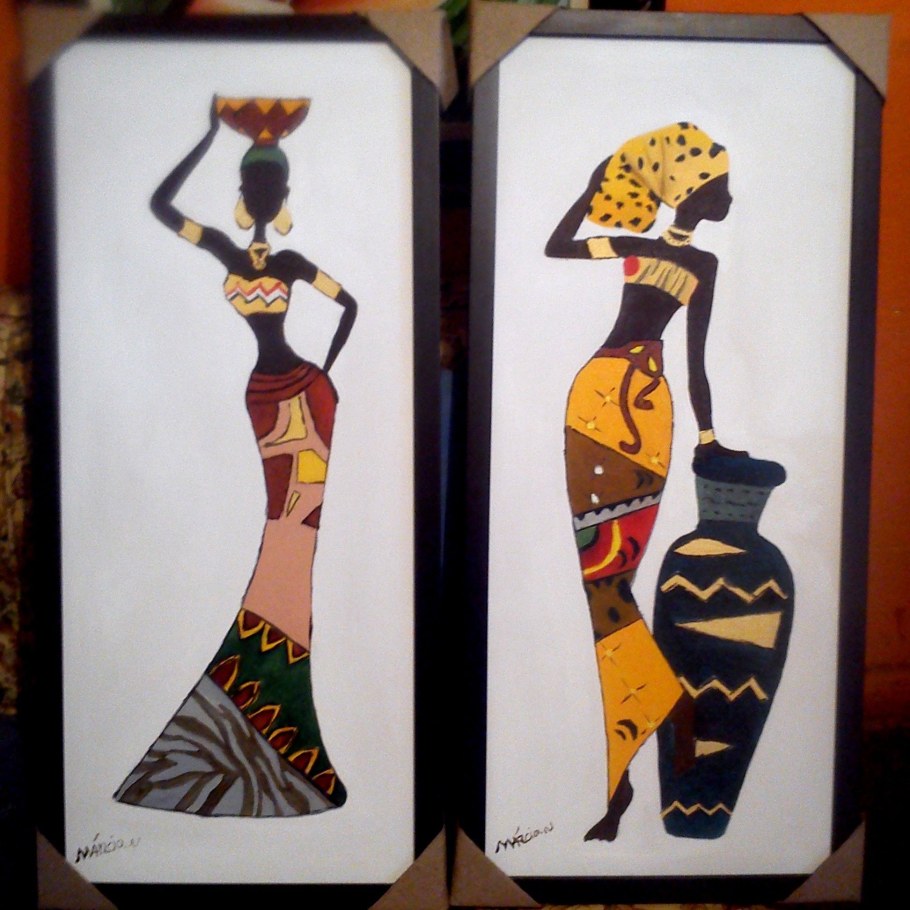 Панно в африканском стиле