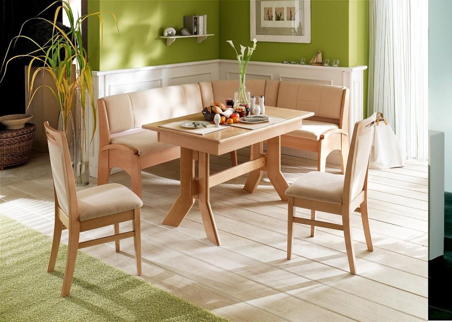 Угловые обеденные зоны для кухни