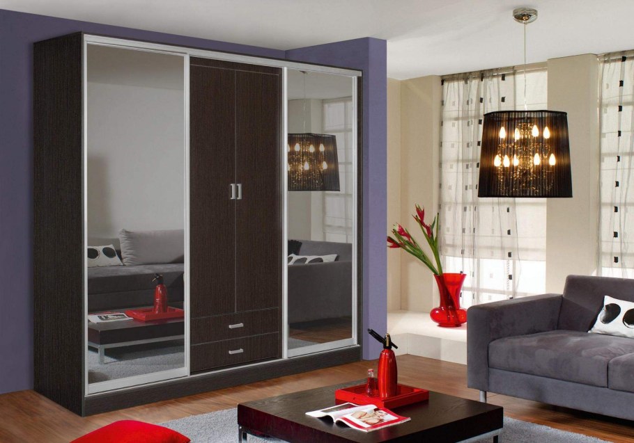 Шкаф-купе Фаворит (венге/дуб белфорд)