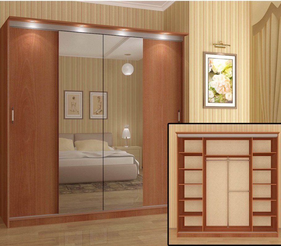 Шкаф-купе экспресс трио Комби (1800)