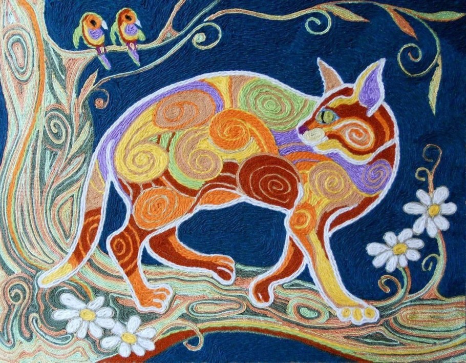 Ниткография тигр