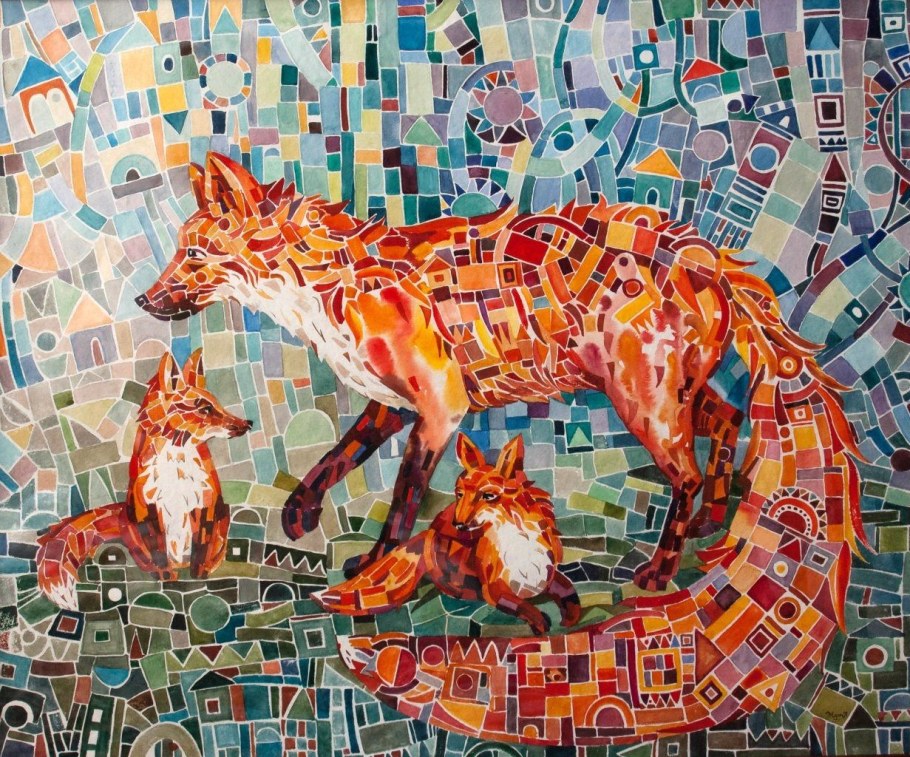 Декоративная живопись животные