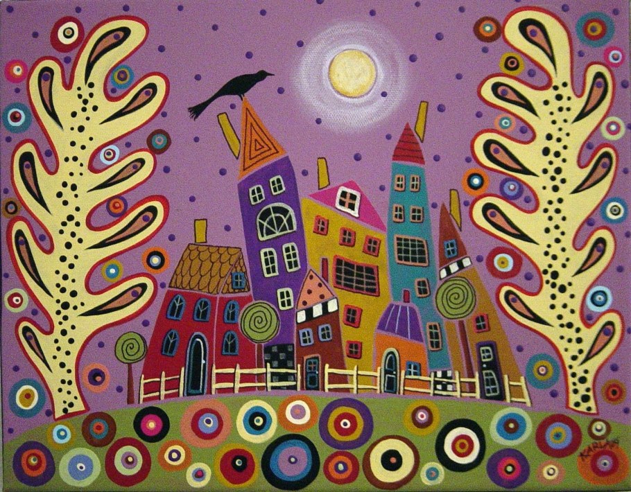 Наивная живопись Карлы Жерар