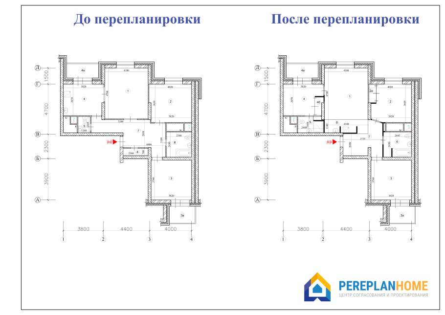 Перепланировка трешки в панельном доме 9 этажей