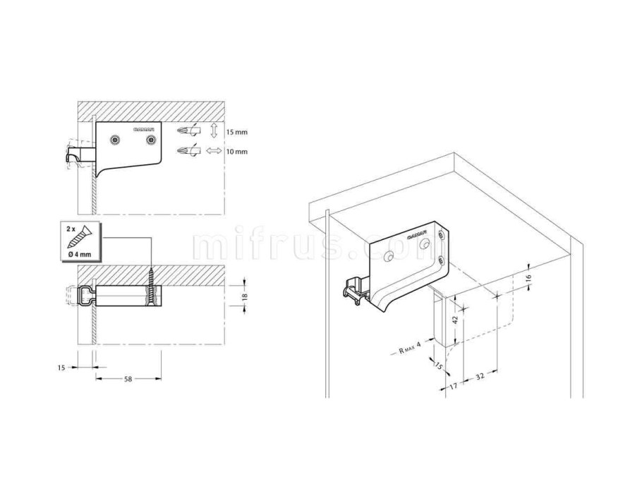 Система навески кухонных шкафов
