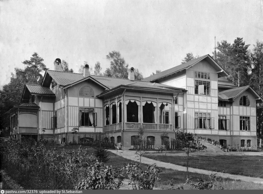 Дом Honka в стиле русской усадьбы