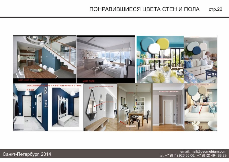 Техническое задание на визуализацию интерьера