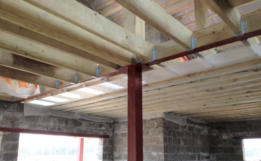 Стропильная система односкатной крыши