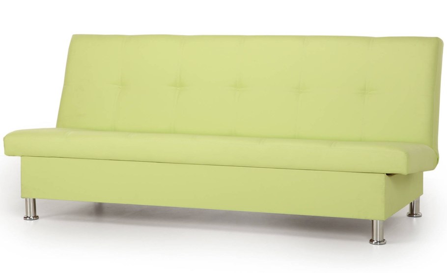 Диван Бомонд желтый, искусственная кожа, клик-клак, 73х71