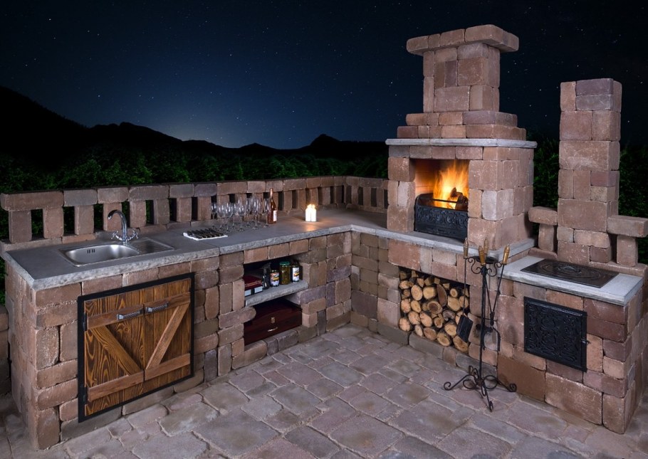 Каменный мангал