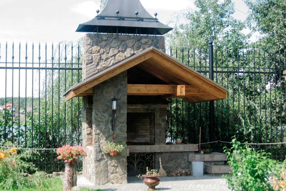 Барбекю комплекс мангал помпейская печь