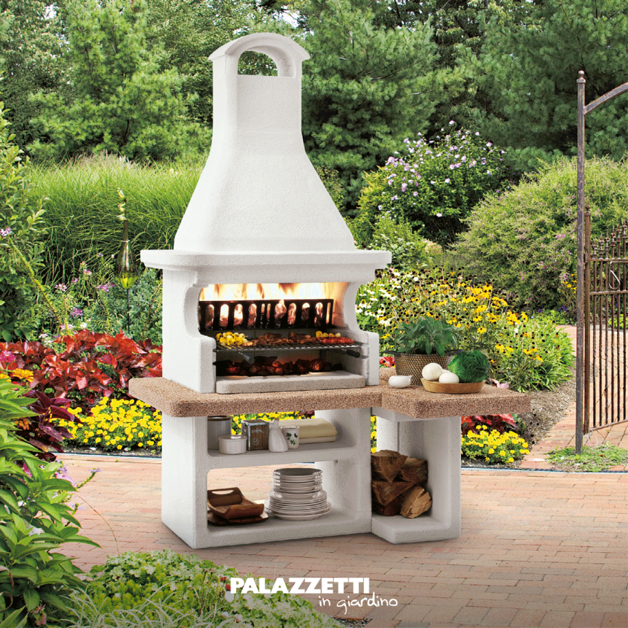 Помпейская печь в беседке