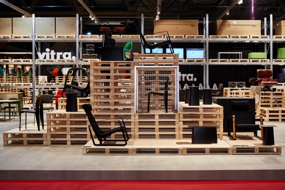 Выставочный стенд из паллет