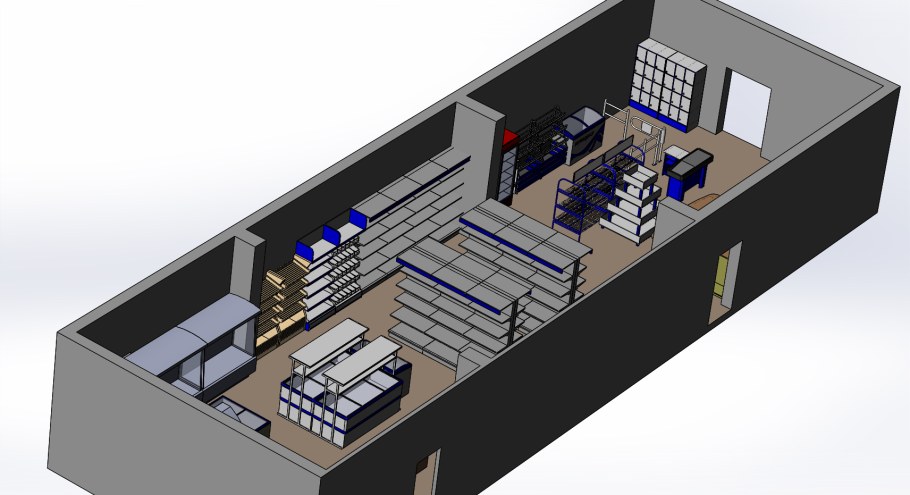 Цокольный этаж кладовая