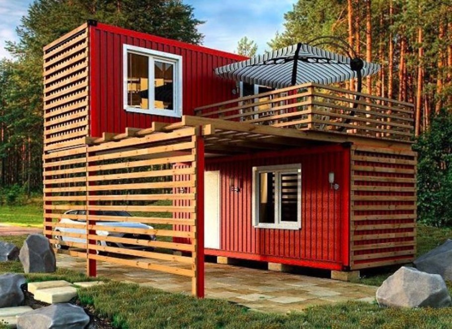 Жилой вагончик из контейнера 20 фут