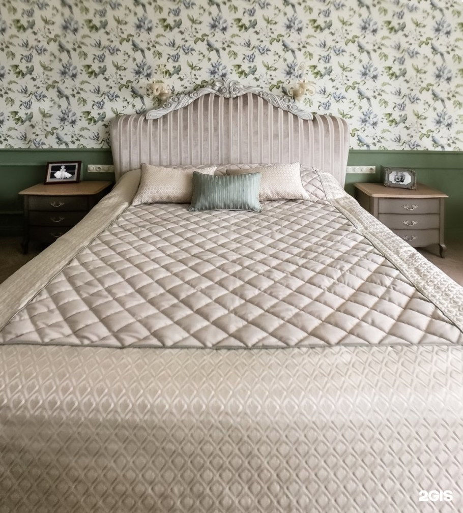 Покрывало бархатное стеганое &quot;Жардин&quot; 160х215