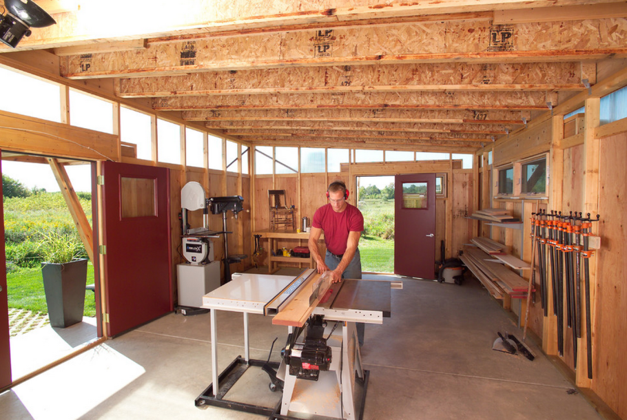 Сарай мастерская для дачи проекты