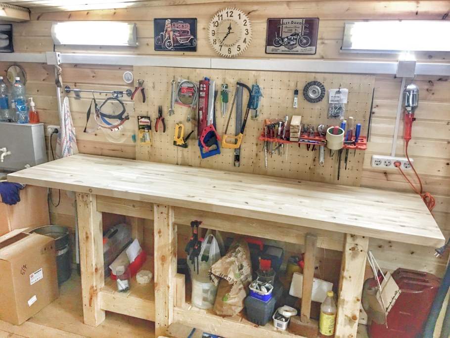 Интерьер домашней мастерской