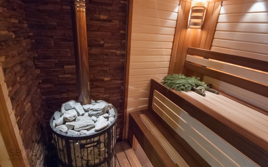 Маленькая сауна в частном доме