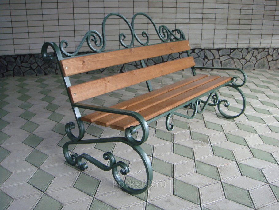Скамейка Садовая мет. (400х1500/250)