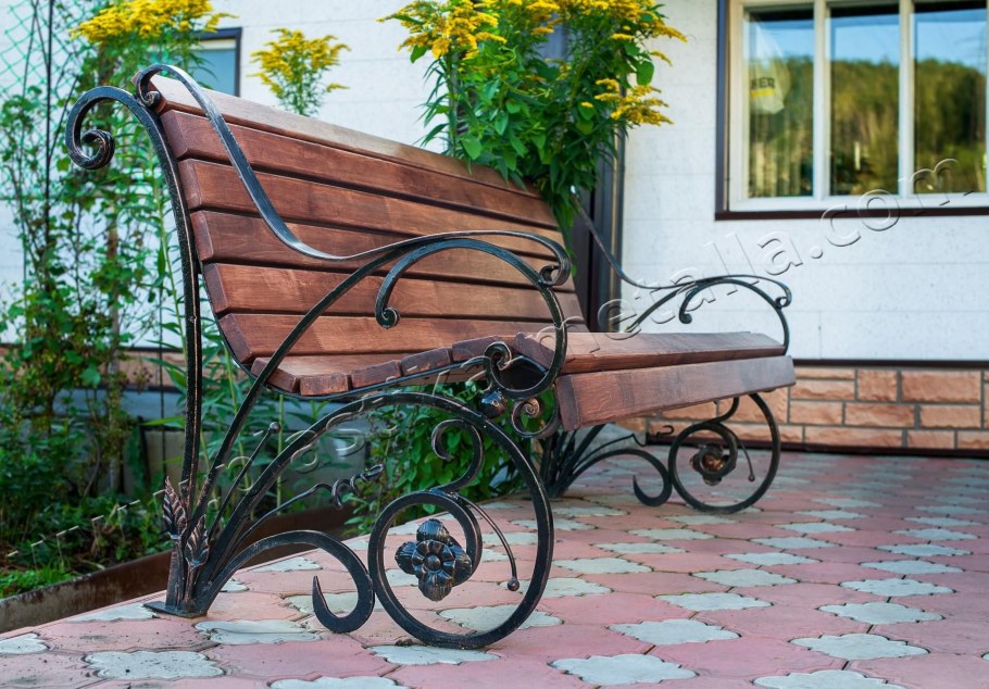 Ковка художественная лавочки
