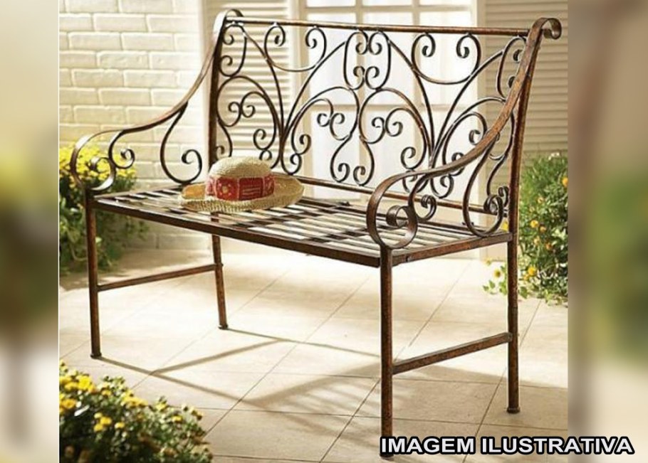 Скамейка из металла