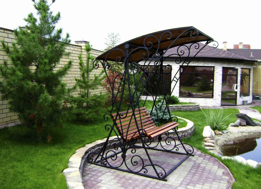 Кованые качели