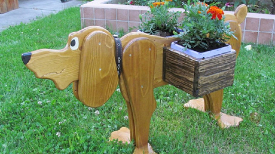 Машинка из природного материала