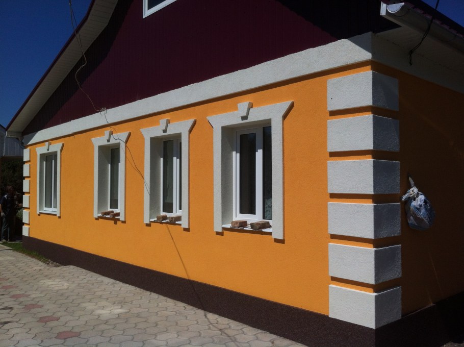 Штукатурный фасад Rockwool