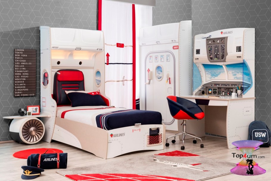 Комната в стиле авиации