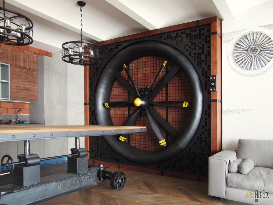 Самолетный столик металл