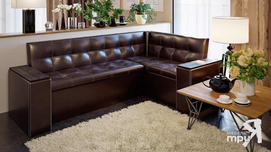 Кухонный диванчик дипломат иволайн