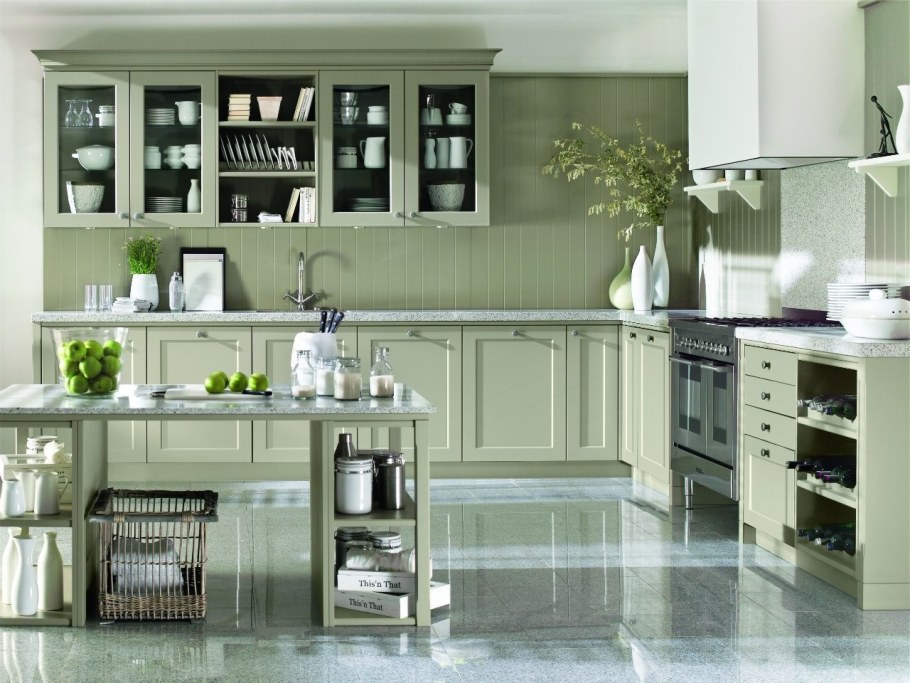 Современная кухня в стиле романтика