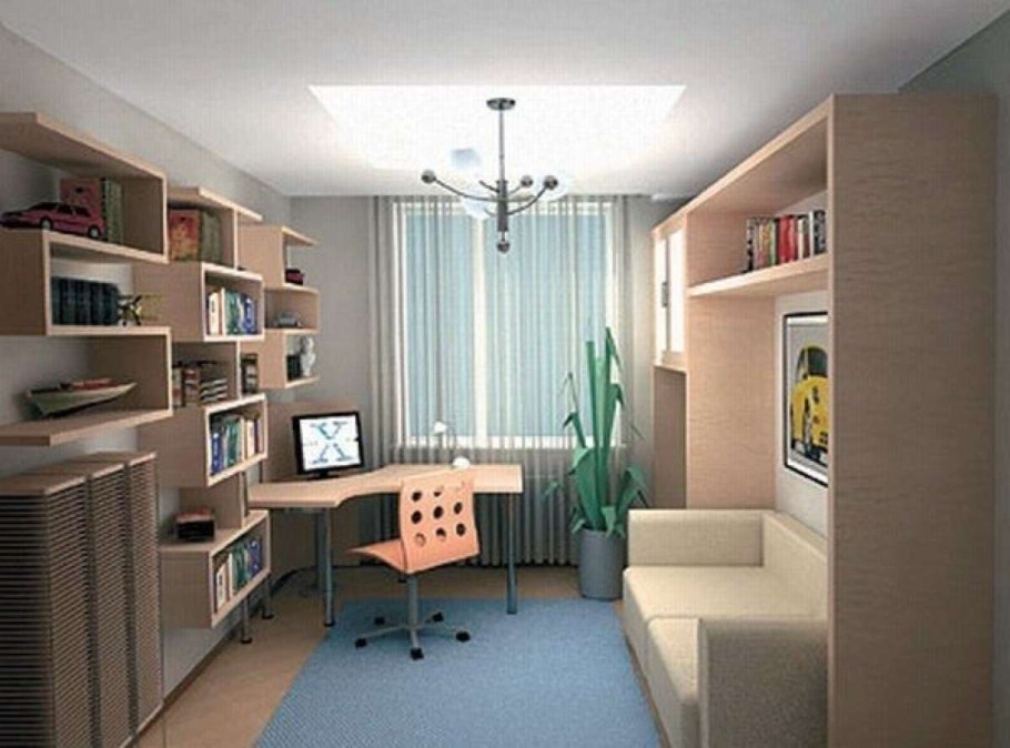 Дизайн маленькой детской для подростка